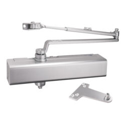 CAL-ROYAL CR801 DU SLIM MULTI SIZE ALUM DOOR CLOSER W/ SLIM COVER-ALUM W/ PARALLEL ARM