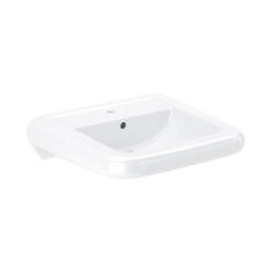 SLOAN SS-3165-STG VITREOUS CHINA WALL-MOUNTED LEDGEBACK LAVATORY WITH SLOANTEC GLAZE