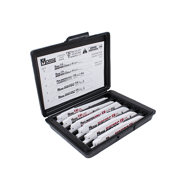 M. K. MORSE 405027 DEMOLITION BI-METAL RECIPROCATING SAW BLADE KIT (27 PC) M. K. MORSE 405027 DEMOLITION BI-METAL RECIPROCATING SAW BLADE KIT (27 PC)