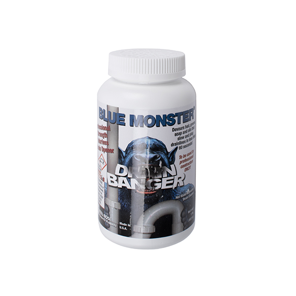 MILL-ROSE 76055 BLUE MONSTER DRAIN BANGER 1LB BOTTLE MILL-ROSE 76055 BLUE MONSTER DRAIN BANGER 1LB BOTTLE