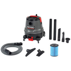 RIDGID 1250RV 12 GALLON MOTOR-ON-BOTTOM VACUUM