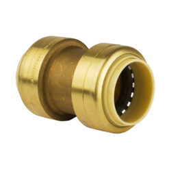 LF 1" X 1" STRAIGHT COUPLING PUSH FITTING