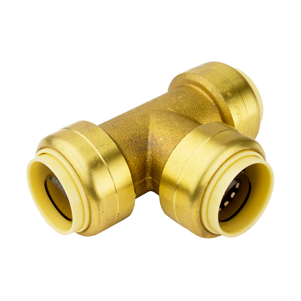 LF 3/4" X 3/4" X 3/4" TEE PUSH-FITTING LF 3/4" X 3/4" X 3/4" TEE PUSH-FITTING
