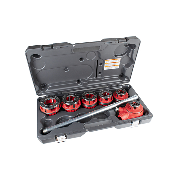 RIDGID 12R EXPOSED MANUAL RATCHET THREADER SET 1/2” - 2” W/CASE RIDGID 12R EXPOSED MANUAL RATCHET THREADER SET 1/2” - 2” W/CASE