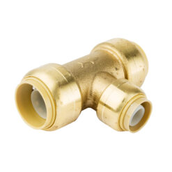 LF 3/4" X 3/4" X 1/2" TEE PUSH-FITTING