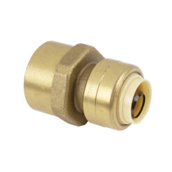 1/2" PUSH X 3/4" FNPT LF STRAIGHT CONNECTOR