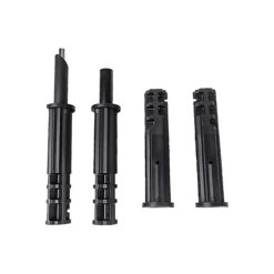 BLK INSERTS FOR ALUM GRAVITY STD HINGES (1 SET)