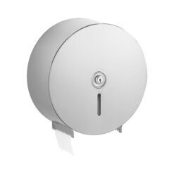 BOBRICK B-2890 SURFACE MOUNTED SINGLE JUMBO ROLL TOILET TISSUE DISPENSER - STAINLESS STEEL