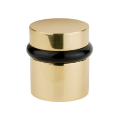 POLISHED BRASS ROUND FLOOR BUMPER