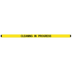 MAGNETIC DOOR BARRIER CIP-L-01 “CLEANING IN PROGRESS” YELLOW MAGNETIC DOOR BARRIER FOR 51” DOORWAY