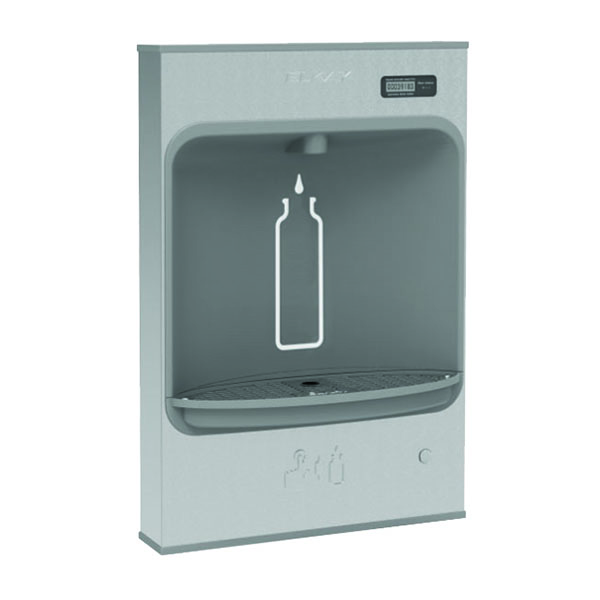 ELKAY LMASMB SURFACE MT BOTTLE FILLING STATION, BATTERY POWERED, FILTERED, NON-REFRIGERATED SS ELKAY LMASMB SURFACE MT BOTTLE FILLING STATION, BATTERY POWERED, FILTERED, NON-REFRIGERATED SS