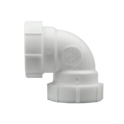1-1/2 PLASTIC SLIP 90 DEG ELBOW