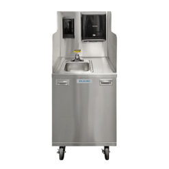 ELKAY EHSS25SSNT SS PORTABLE TOUCHLESS HANDWASHING STATION W/ 2.5 GALLON WATER HEATER