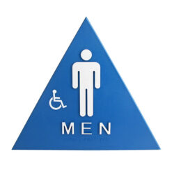 DOOR T-24 ADA MEN W/CHAIR SIGN