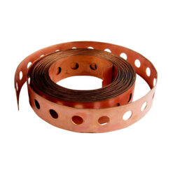 3/4 COPPER CLAD PERF STRAP - 10' COIL