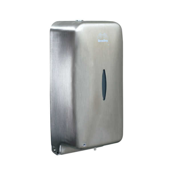 BRADLEY 6A00-11 VERTICAL S/S SENSOR LIQUID SOAP / GEL SANITIZER DISPENSER BRADLEY 6A00-11 VERTICAL S/S SENSOR LIQUID SOAP / GEL SANITIZER DISPENSER