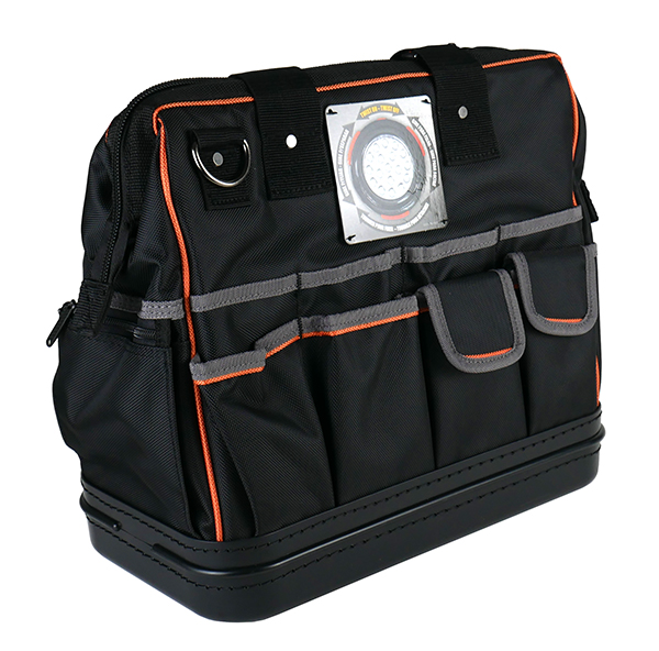 TOOL BAG W/ LED LIGHT & 31 POCKETS TOOL BAG W/ LED LIGHT & 31 POCKETS