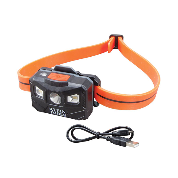 KLEIN TOOLS 56064 RECHARGEABLE HEADLAMP W/ SILICONE STRAP-400 LUMENS KLEIN TOOLS 56064 RECHARGEABLE HEADLAMP W/ SILICONE STRAP-400 LUMENS