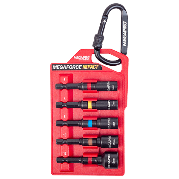 MEGAPRO 9BP-I-HNDB 2" METRIC IMPACT NUT SETTER 5 PIECE SET MEGAPRO 9BP-I-HNDB 2" METRIC IMPACT NUT SETTER 5 PIECE SET
