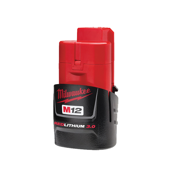 MILWAUKEE 48-11-2430 M12 12V 3.0AH REDLITHIUM ION COMPACT BATTERY PACK MILWAUKEE 48-11-2430 M12 12V 3.0AH REDLITHIUM ION COMPACT BATTERY PACK