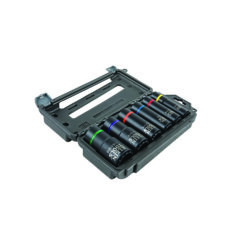 KLEIN TOOLS 66010 6-PIECE 2-IN-1 IMPACT SOCKET SET 12 POINT WITH CARRYING CASE