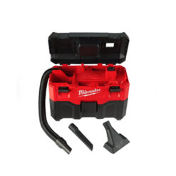 MILWAUKEE 0880-20 M18 2 GALLON WET/DRY VACUUM WITH 6’ FLEX HOSE CREVICE TOOL & NOZZLE