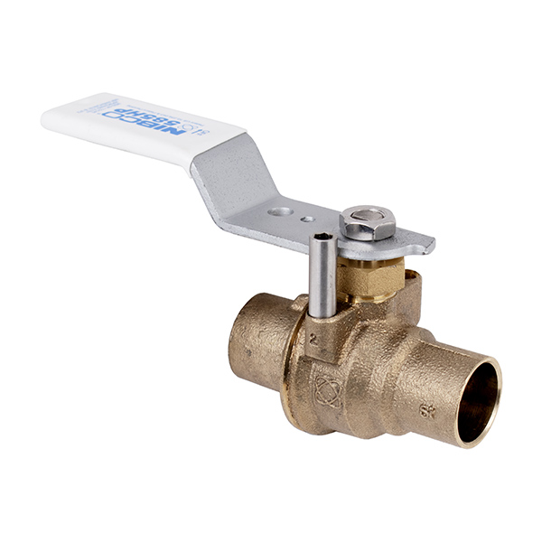 NIBCO S-585HP-LF 3/4” SWEAT LF FULL PORT BRONZE BALL VALVE W/ REVERSIBLE HANDLE NIBCO S-585HP-LF 3/4” SWEAT LF FULL PORT BRONZE BALL VALVE W/ REVERSIBLE HANDLE