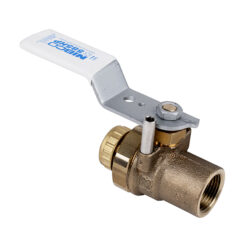 3/4” SWEAT X HOSE CAP LF FULL PORT BRONZE BALL VALVE W/ REVERSIBLE HANDLE