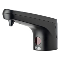 CHICAGO FAUCET E80-SDF-1MB DECK MT SENSOR FOAM SOAP DISPENSER - BLACK MATTE FINISH