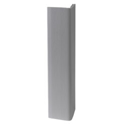 WALL PROTEX WX3-11927 1-1/8” X 4’ GRAY VINYL CORNER GUARD (NO FASTENERS)