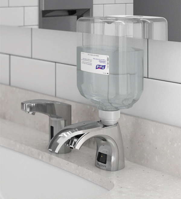 CP DECK MT TOP FILL FOAM SENSOR ACTIVATED SOAP DISPENSER CP DECK MT TOP FILL FOAM SENSOR ACTIVATED SOAP DISPENSER