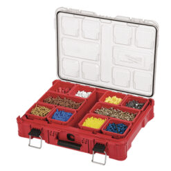 MODULAR STORAGE / ORGANIZER CASE W/ 10 REMOVABLE BINS
