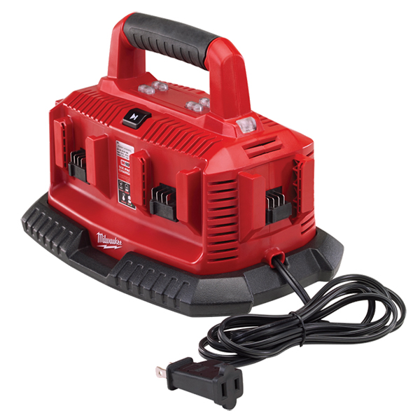 MILWAUKEE 48-59-1806 M18 SIX PACK SEQUENTIAL CHARGER MILWAUKEE 48-59-1806 M18 SIX PACK SEQUENTIAL CHARGER