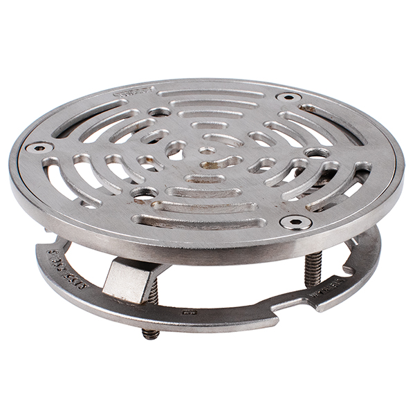 5” OD S/S RETROFIT DRAIN GRATE & FRAME ASSY 5” OD S/S RETROFIT DRAIN GRATE & FRAME ASSY