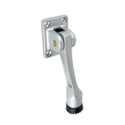 S PARKER HARDWARE 01001 4” HD ALUM FINISH BR DOOR STOP
