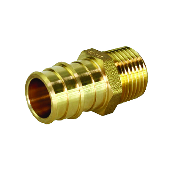 EVERFLOW SUPPLIES INC WPMA0012-NL 1/2” PEX X 1/2” MIPS BRASS ADAPTER PEX A F1960 EVERFLOW SUPPLIES INC WPMA0012-NL 1/2” PEX X 1/2” MIPS BRASS ADAPTER PEX A F1960