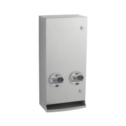 BOBRICK B-2706-25 NAPKIN/TAMPON DISPENSER SURFACE MOUNT 25 CENT OPERATION