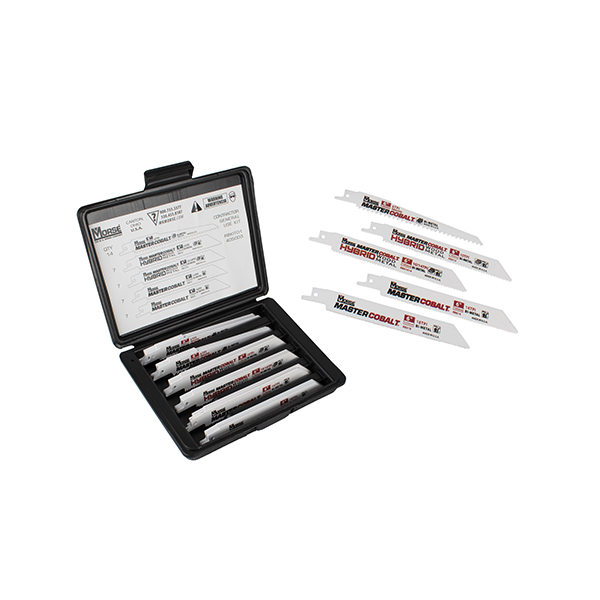M. K. MORSE 405003 CONTRACTOR GENERAL USE RECIPROCATING SAW BLADE SET M. K. MORSE 405003 CONTRACTOR GENERAL USE RECIPROCATING SAW BLADE SET