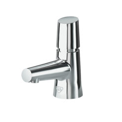 T&S BRASS LAKECREST AESTHETIC CHROME PLATED SINGLE HOLE SINGLE TEMP DECK MOUNTED METERING FAUCET 0.5 GPM