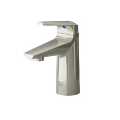 T&S BRASS LAKECREST AESTHETIC CHROME PLATED SINGLE HOLE SINGLE LEVER DECK MOUNTED FAUCET 0.5 GPM
