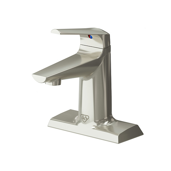T&S BRASS LAKECREST AESTHETIC CHROME PLATED 4” SINGLE LEVER DECK MOUNTED FAUCET 0.5 GPM T&S BRASS LAKECREST AESTHETIC CHROME PLATED 4” SINGLE LEVER DECK MOUNTED FAUCET 0.5 GPM