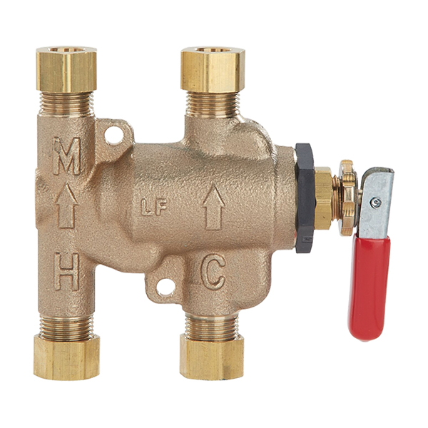 WATTS REGULATOR 0204150 3/8” LEAD FREE THERMOSTATIC MIXING VALVE WITH SANITIZING PURGE LEVER WATTS REGULATOR 0204150 3/8” LEAD FREE THERMOSTATIC MIXING VALVE WITH SANITIZING PURGE LEVER