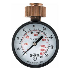 WINTERS PETW213LF 2.5” 0-160 PSI WATER TEST GAUGE