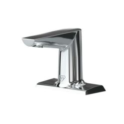 T&S BRASS ECW-3153 CHROME PLATED 4” DECK MOUNTED SENSOR LAVATORY FAUCET 0.5 GPM