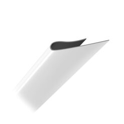 ACP 250-00 4’ X 1” X 1/8” WHITE GRID COVER WALL MOLDING (CARTON OF 25)
