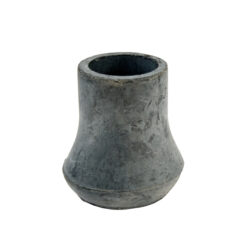 RUBBER CRUTCH TIP - 3/4 BLACK