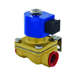 GC VALVES S211GF02N5DG4 1/2" NPT 2-WAY NORMALLY CLOSED BRASS SOLENOID VALVE 120V