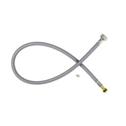 CHICAGO FAUCET 245.536.00.1 24” BRAIDED VINYL SUPPLY LINE WITH RETAINING SCREW