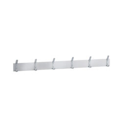 5' S/S TOWEL HOOK STRIP W/ 6 HOOKS