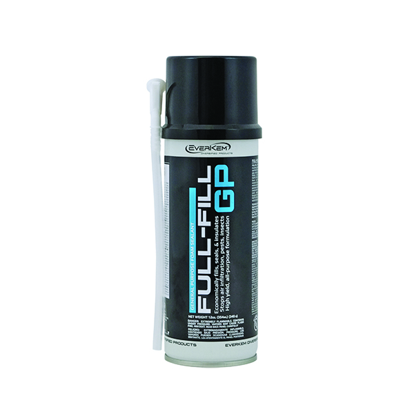 EVERKEM DIVERSIFIED PRODUCTS TY0013 FULL-FILL INSULATING FOAM SEALANT - STRAW DISPENSED - 12 OZ CAN EVERKEM DIVERSIFIED PRODUCTS TY0013 FULL-FILL INSULATING FOAM SEALANT - STRAW DISPENSED - 12 OZ CAN